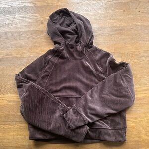 Lululemon Brown Corduroy Hoodie